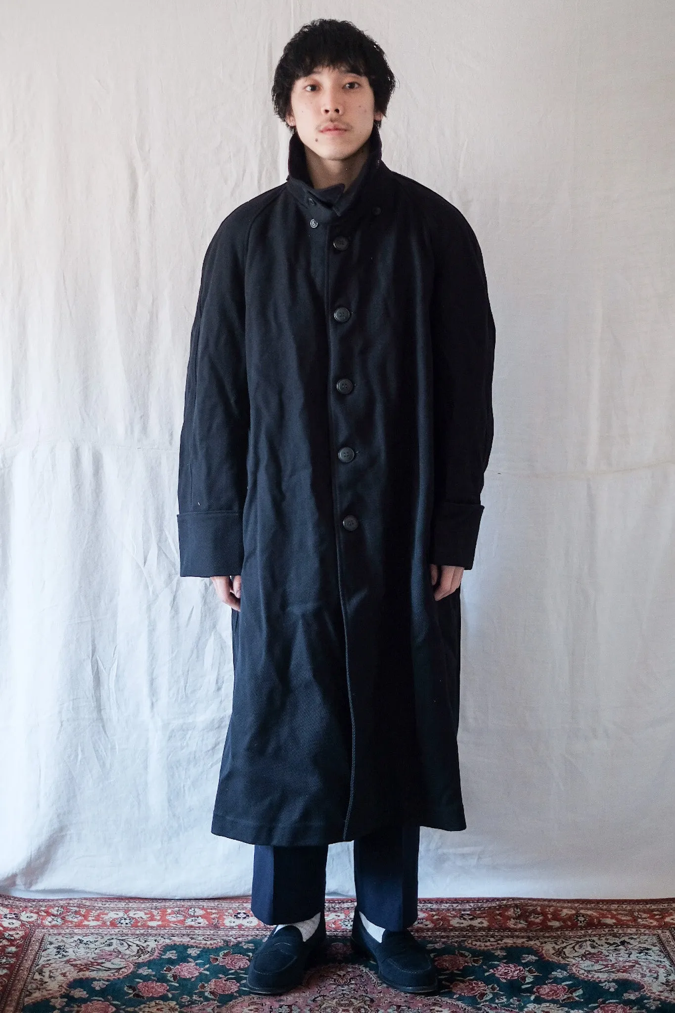 【~40's】French Army Wool Gabardine Coat