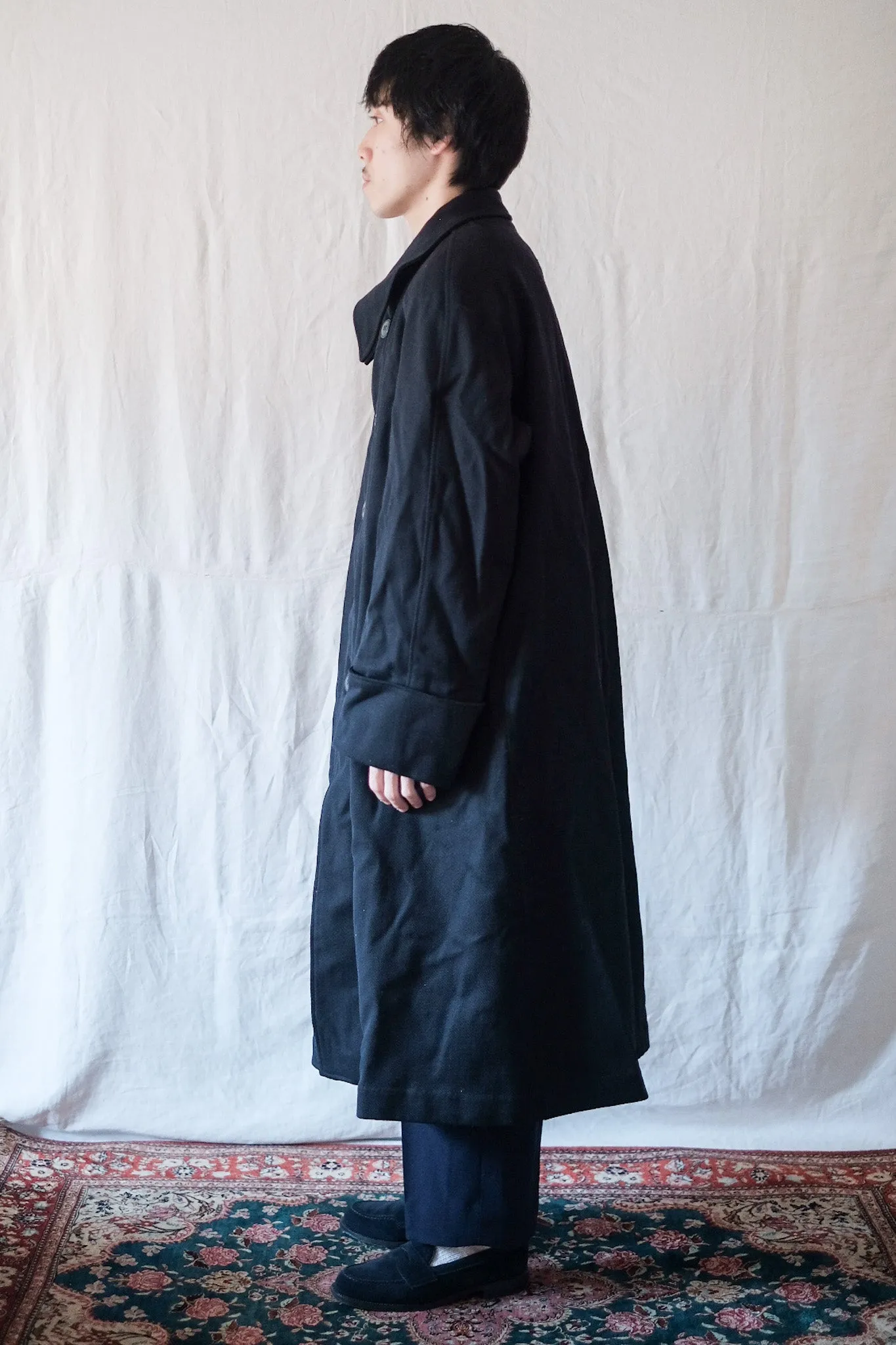 【~40's】French Army Wool Gabardine Coat