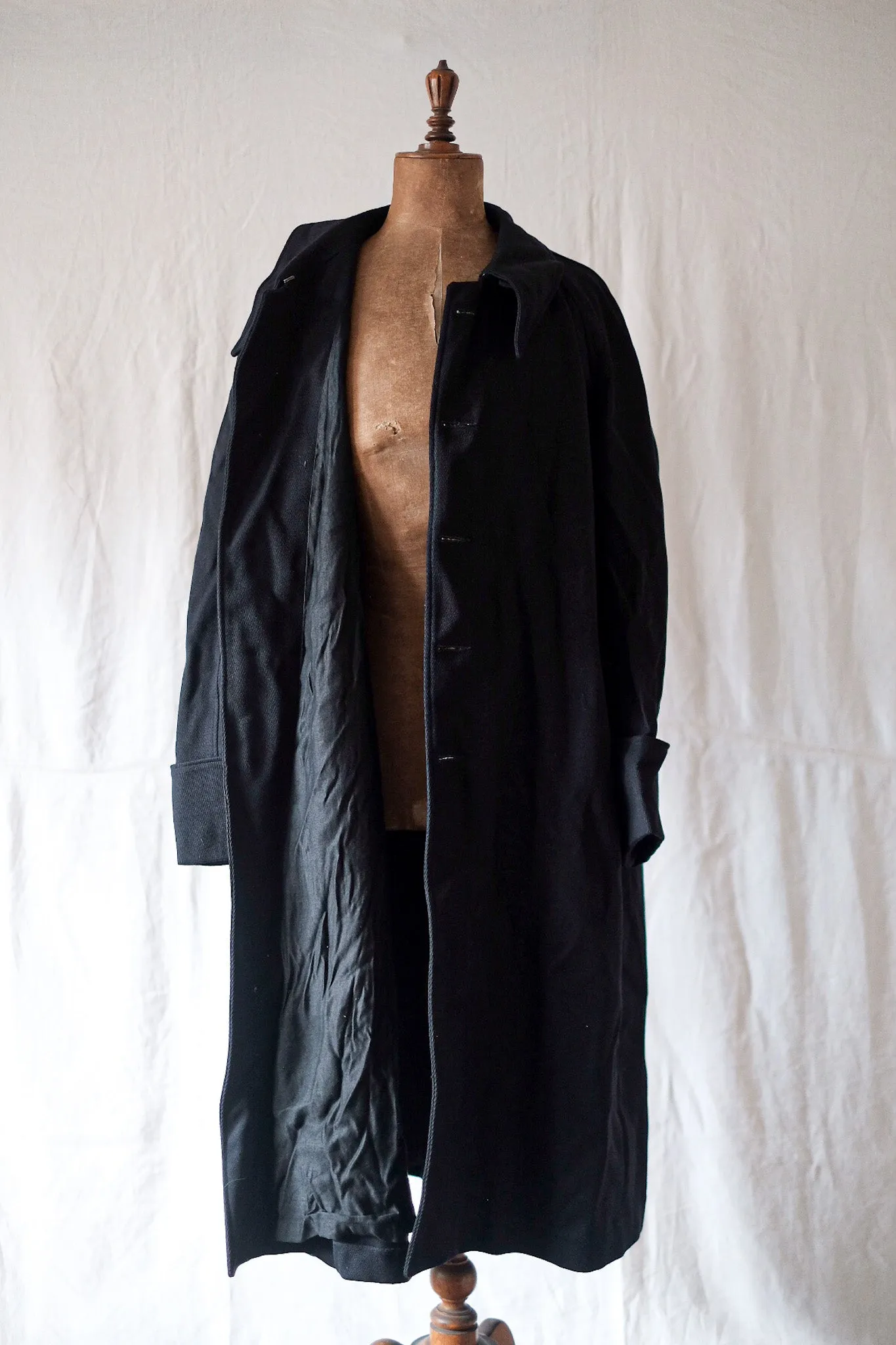 【~40's】French Army Wool Gabardine Coat