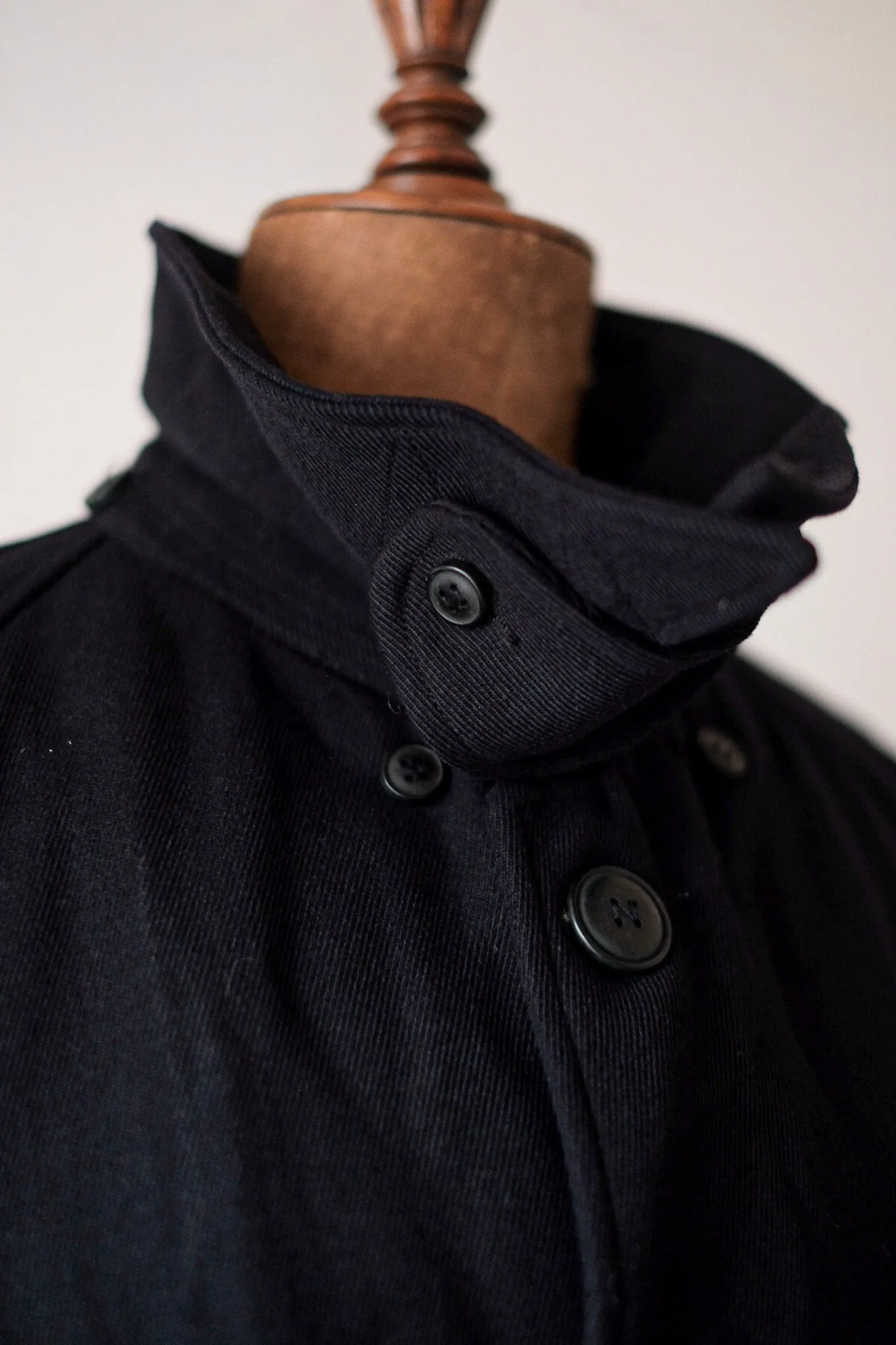【~40's】French Army Wool Gabardine Coat
