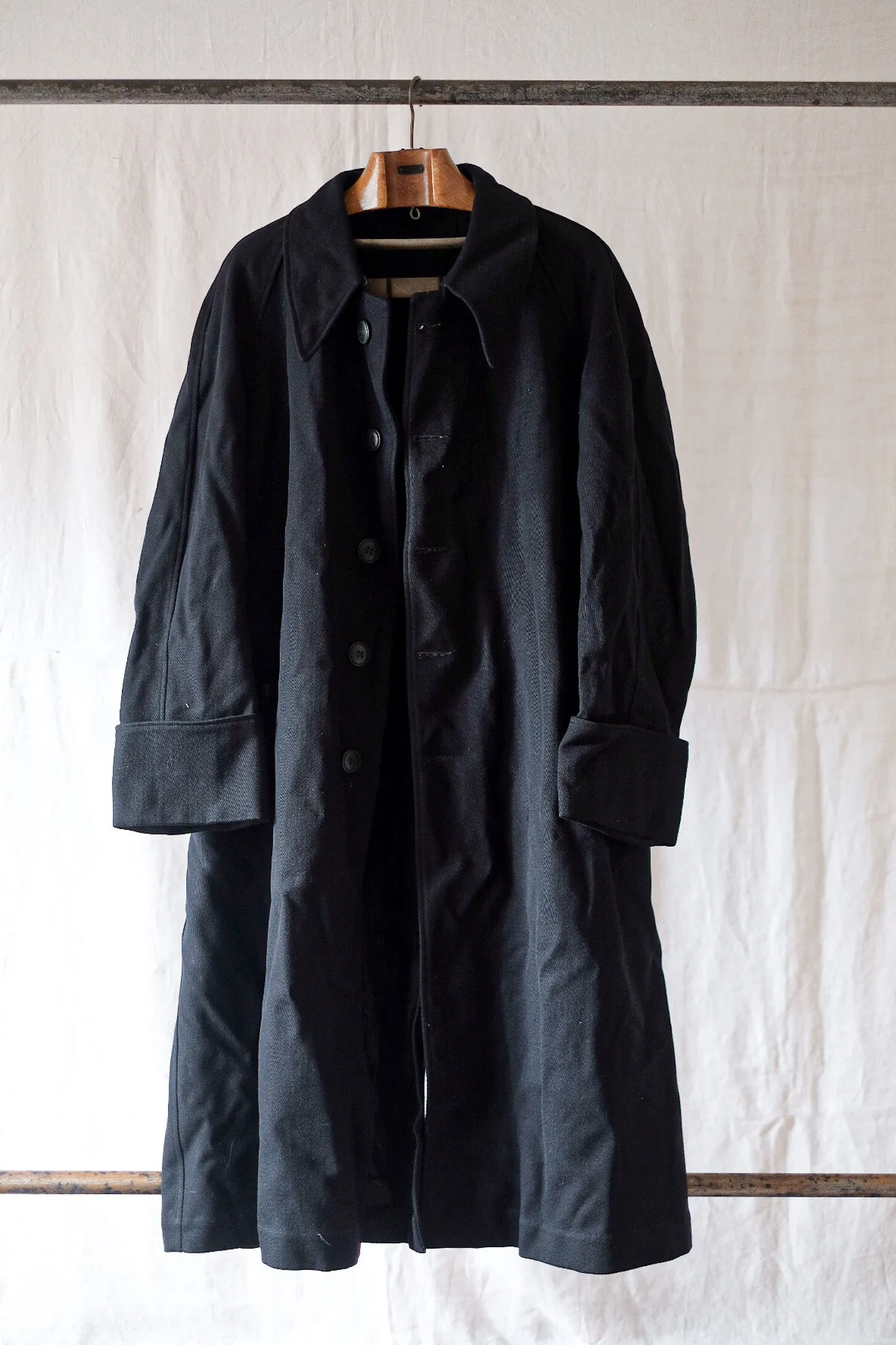 【~40's】French Army Wool Gabardine Coat