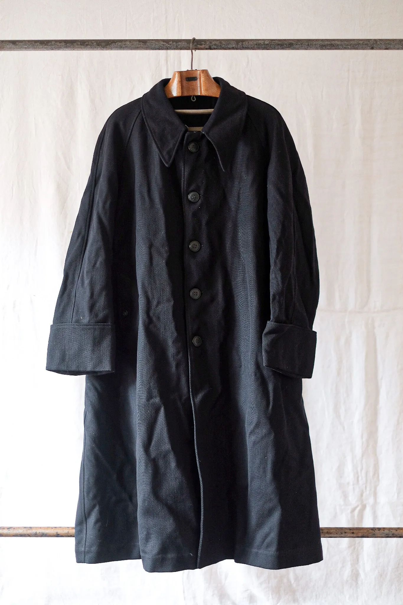 【~40's】French Army Wool Gabardine Coat