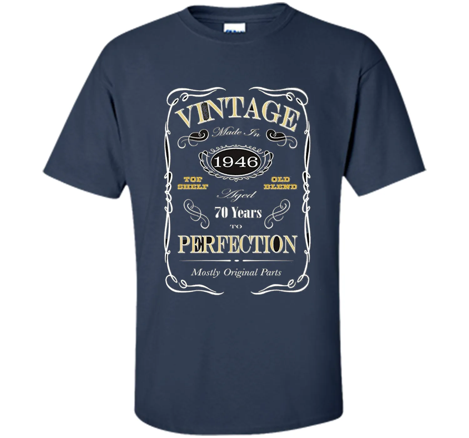 70th Birthday Gift T-Shirt - Born In 1946 - Vintage