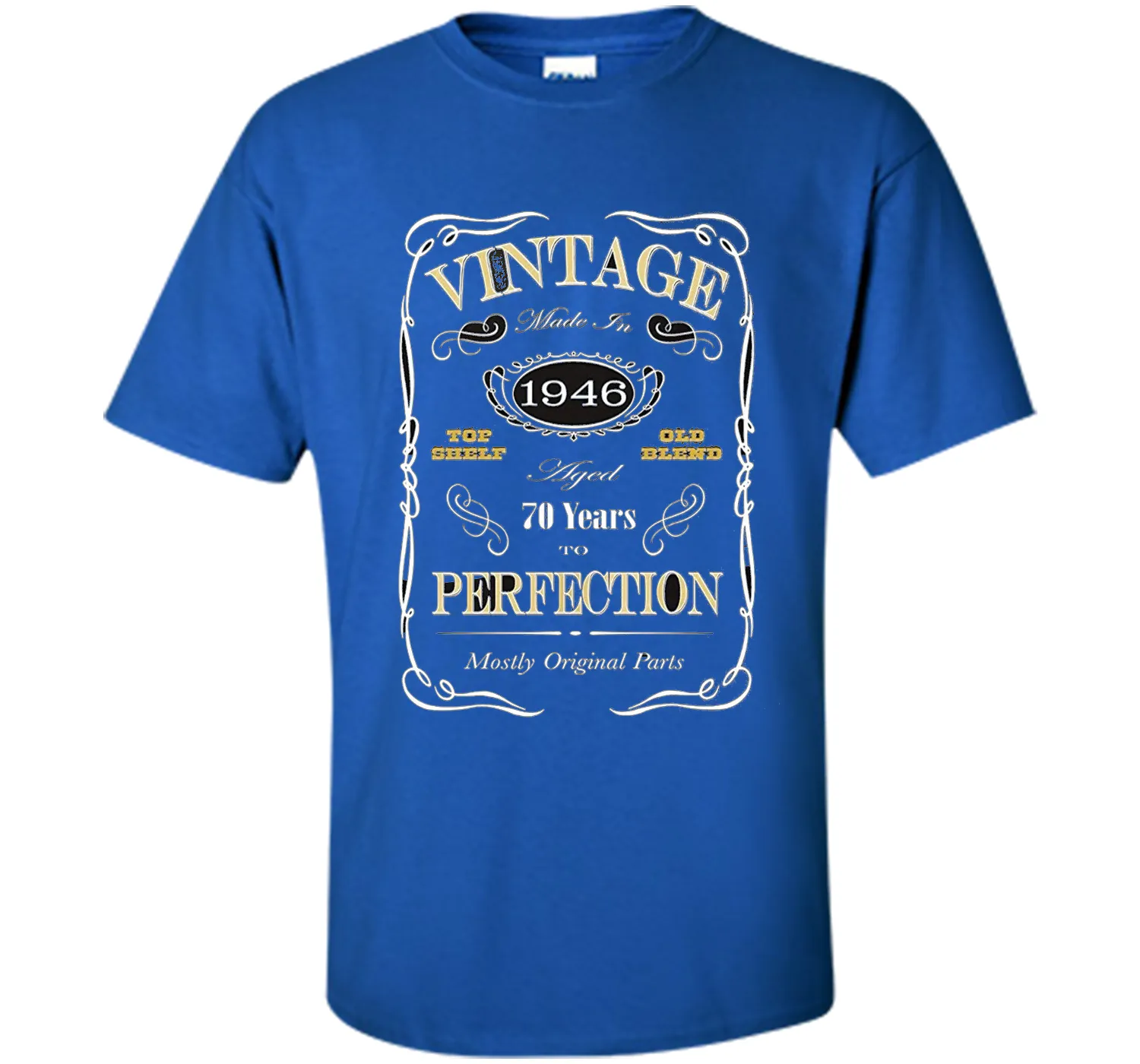 70th Birthday Gift T-Shirt - Born In 1946 - Vintage