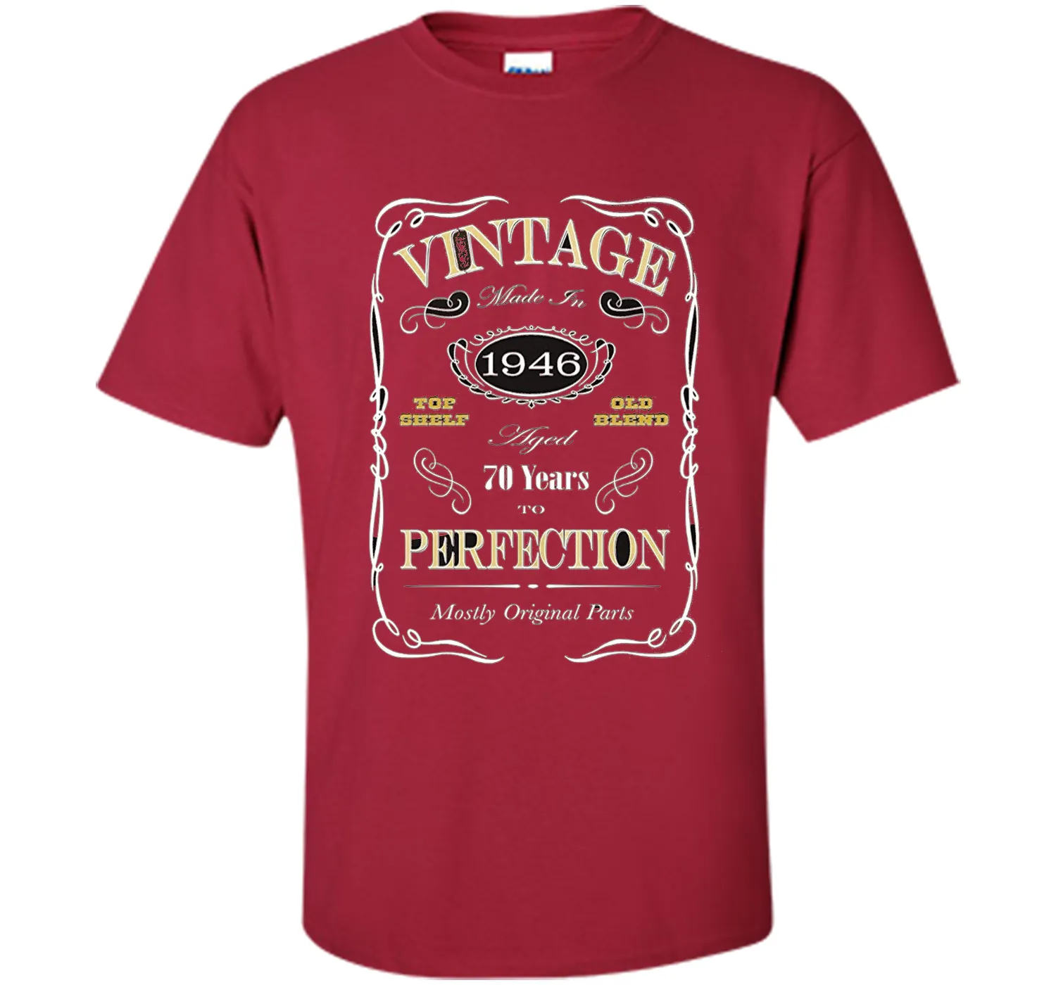 70th Birthday Gift T-Shirt - Born In 1946 - Vintage