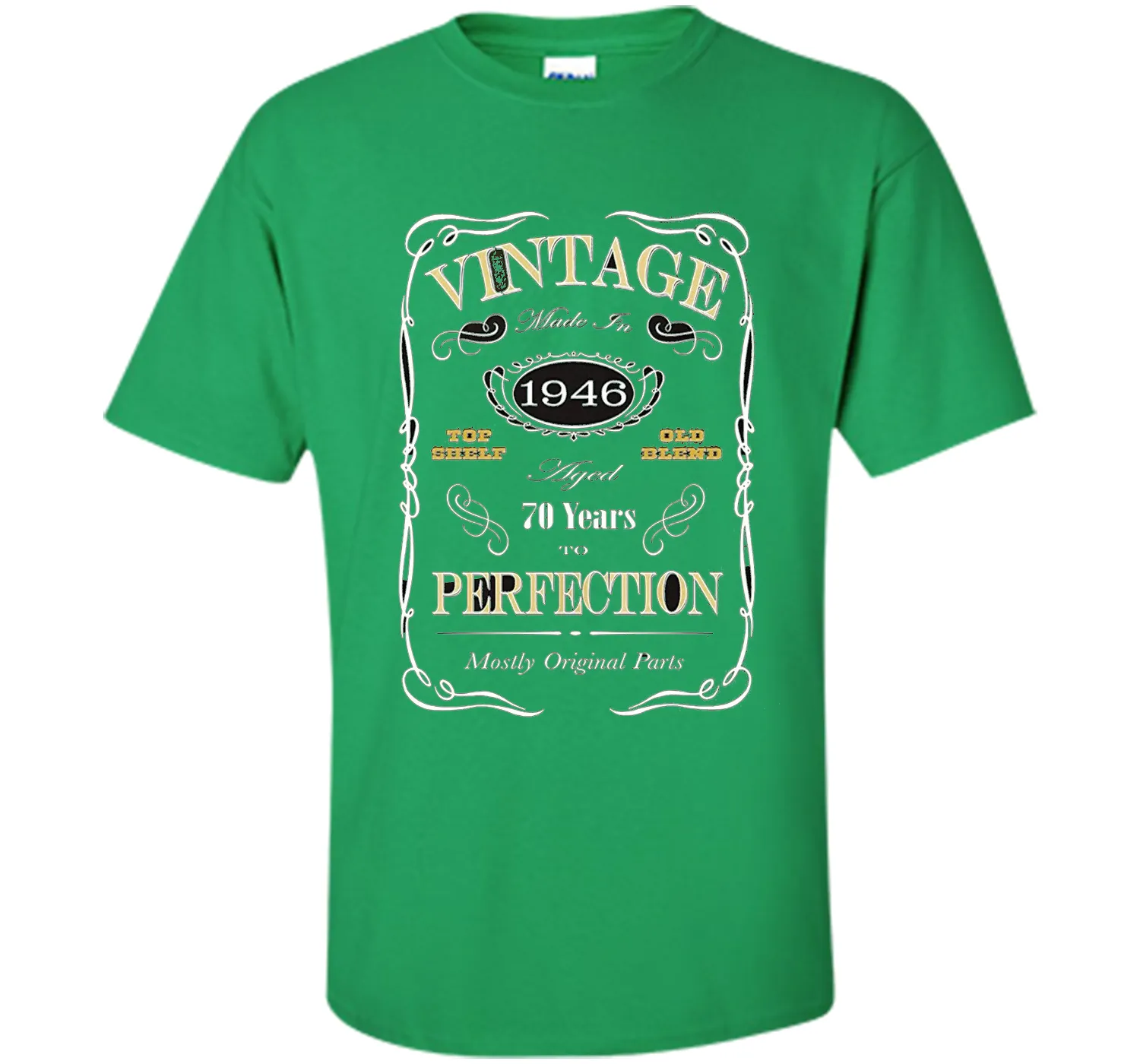70th Birthday Gift T-Shirt - Born In 1946 - Vintage