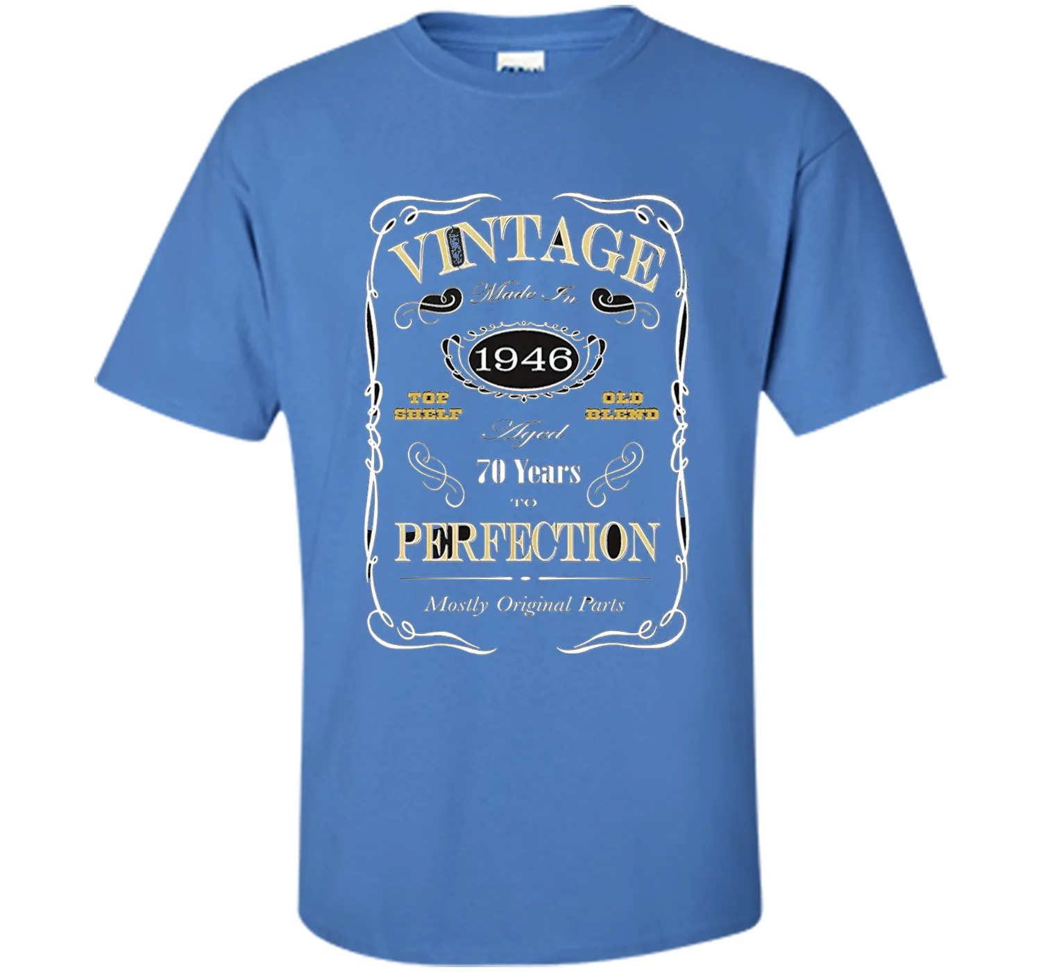 70th Birthday Gift T-Shirt - Born In 1946 - Vintage