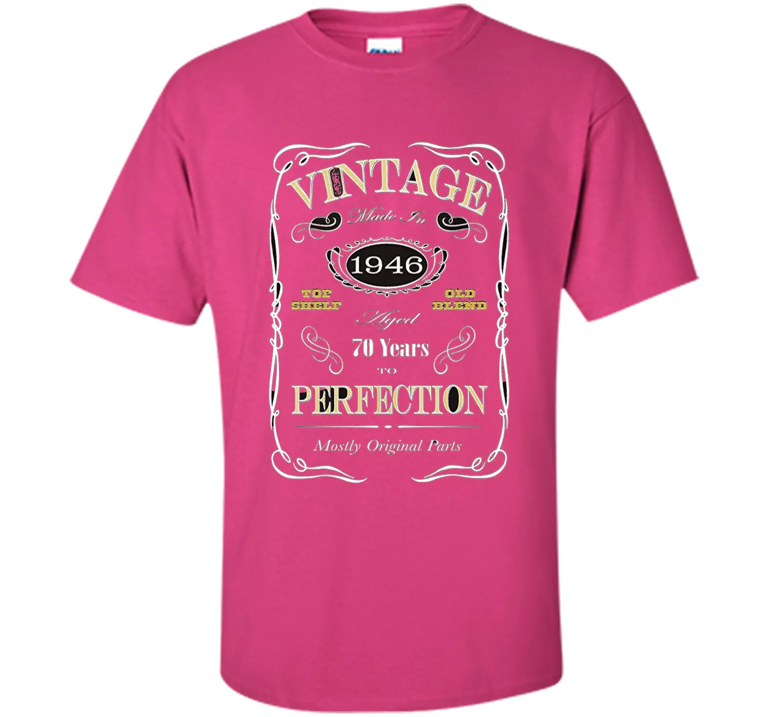 70th Birthday Gift T-Shirt - Born In 1946 - Vintage