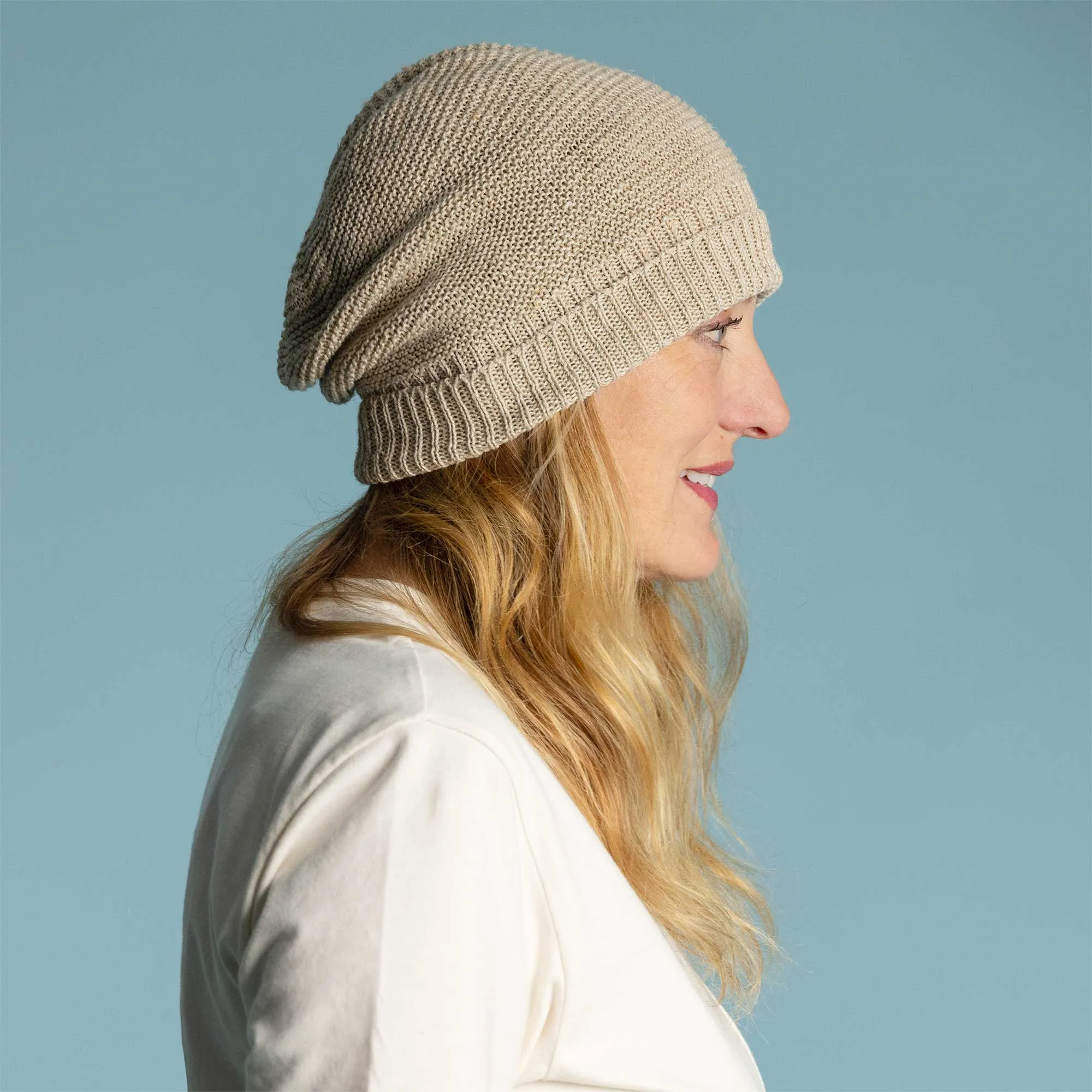 ANN ARBOR 100% Organic Hemp Floppy Slouch Beanie (Unisex)