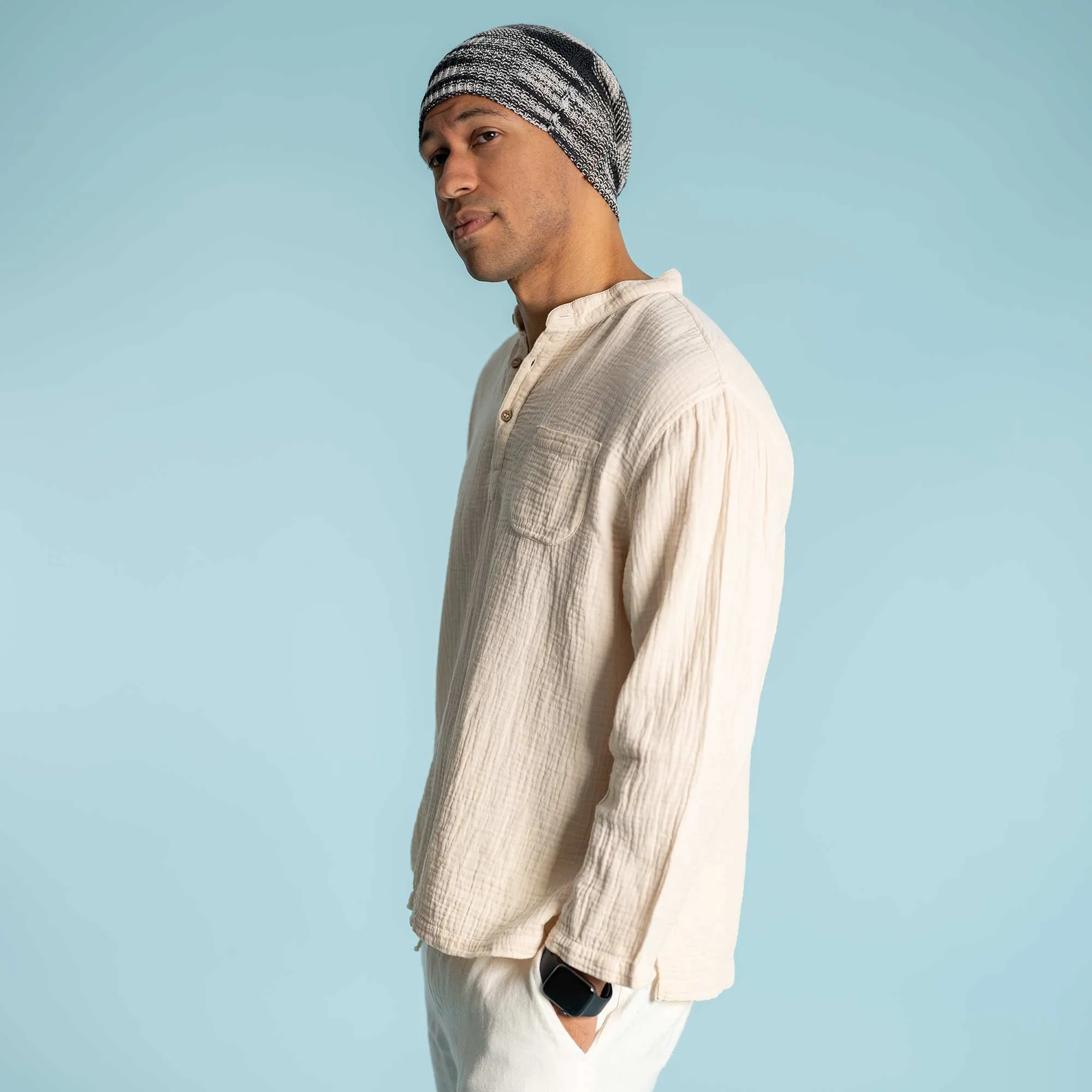 ANN ARBOR 100% Organic Hemp Floppy Slouch Beanie (Unisex)