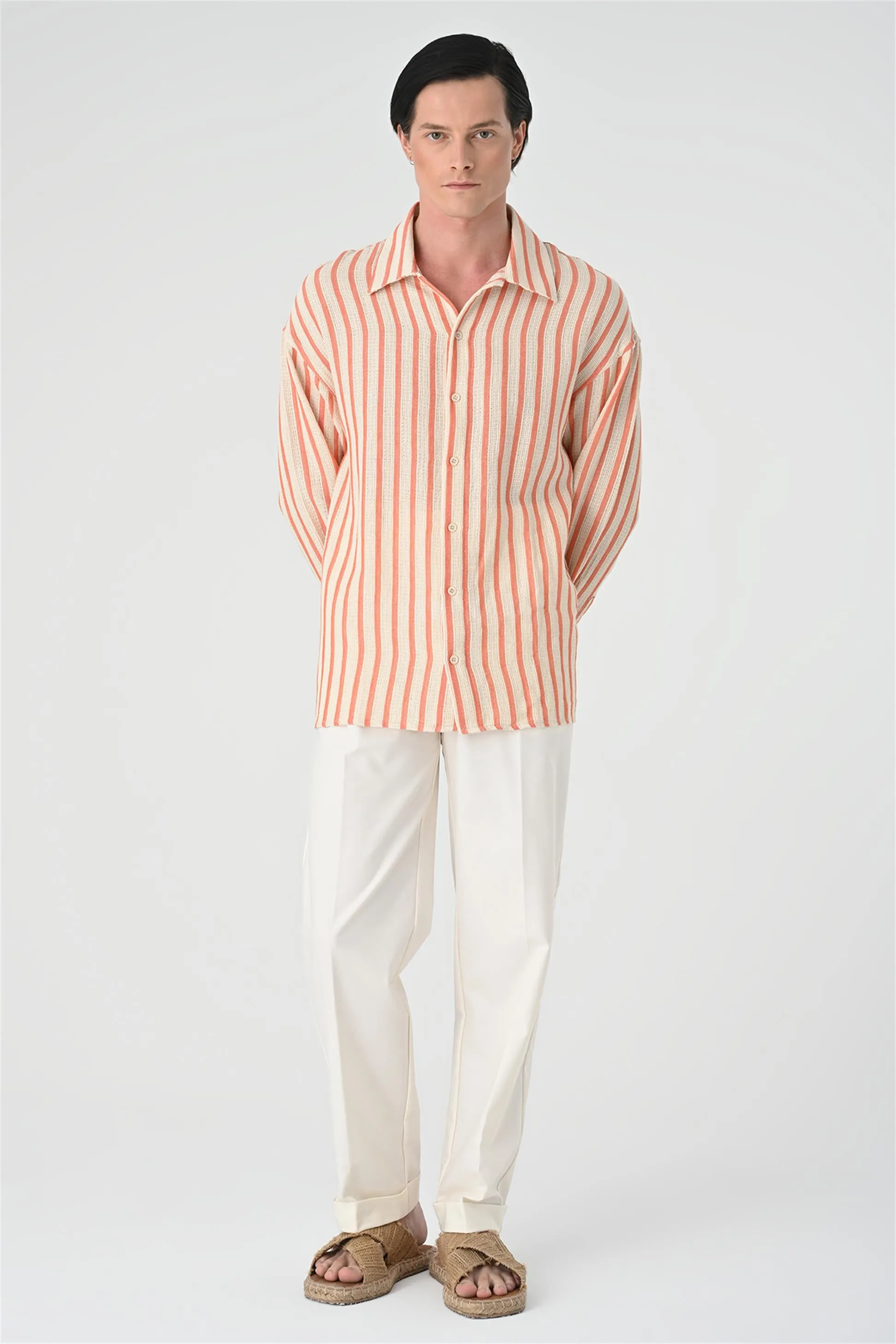 ANT Oversize Striped Men's Shirt - Cagnes-sur-Mer