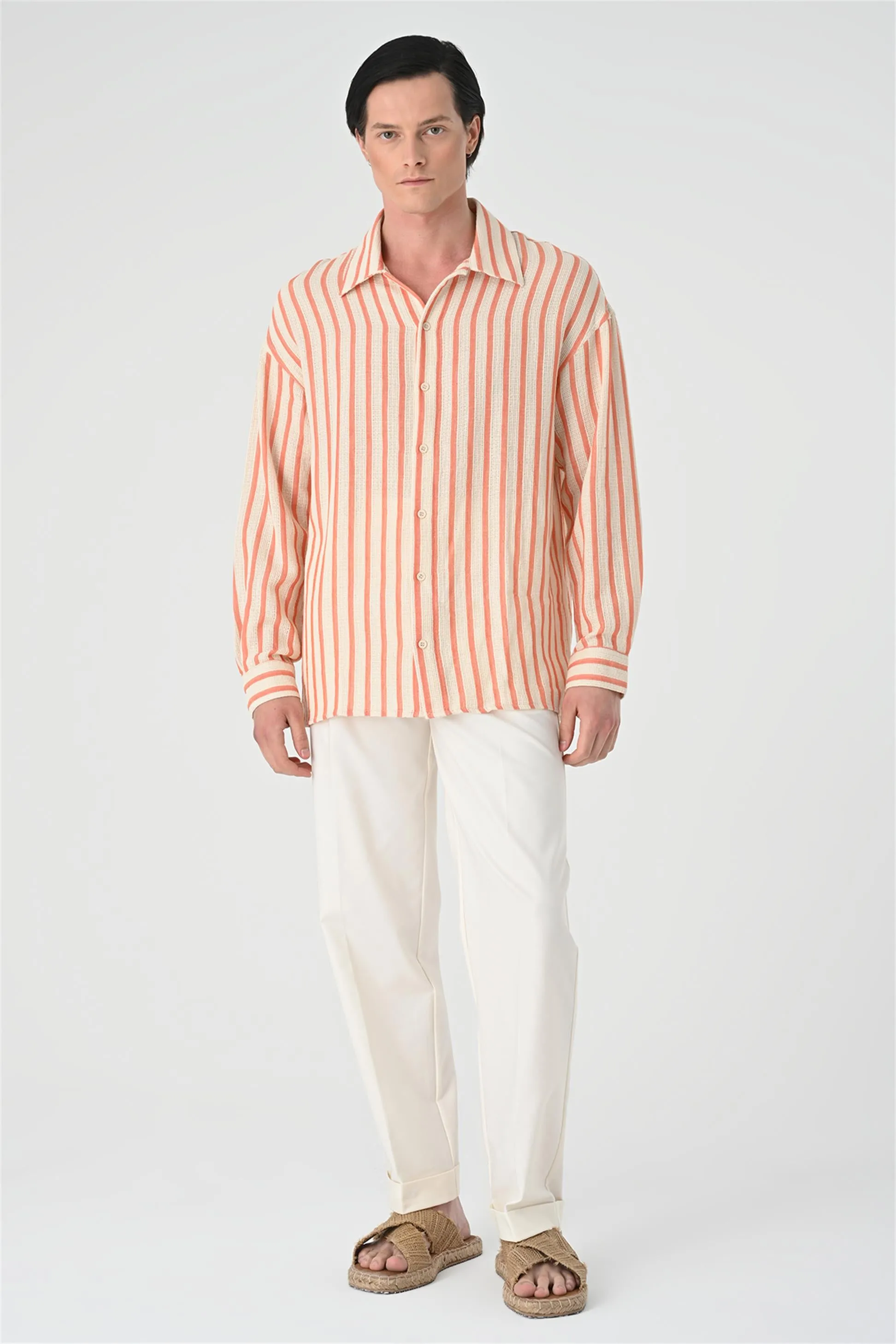 ANT Oversize Striped Men's Shirt - Cagnes-sur-Mer