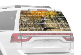 Autumn Buck Rear Window Decal