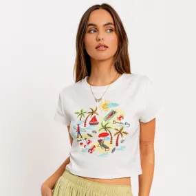 beach day baby tee