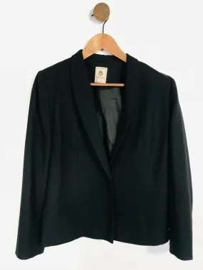 Beau Monde Women's Crop Blazer Jacket | UK12 | Blue