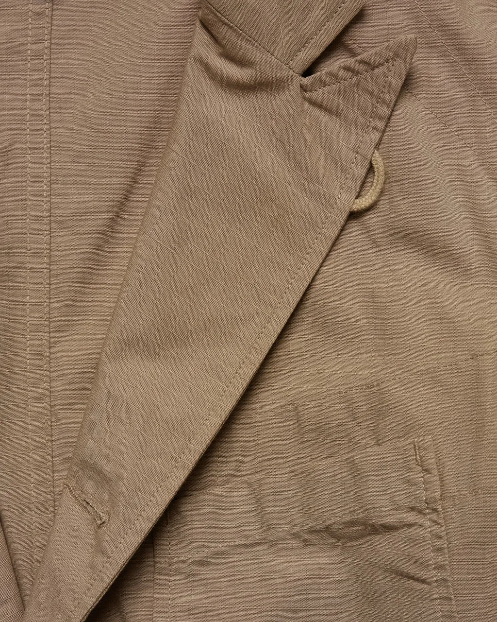 BEDFORD JACKET KHAKI COTTON RIPSTOP