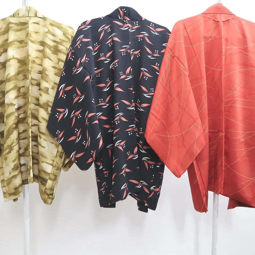 Bundle 15pcs Silk Haori Jacket Wholesale Bulk Free Shipping #568