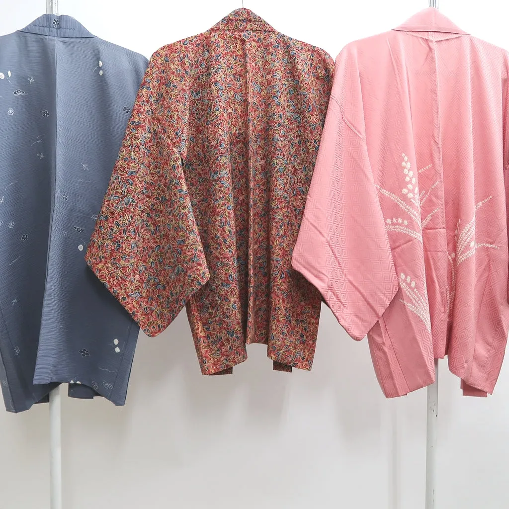 Bundle 15pcs Silk Haori Jacket Wholesale Bulk Free Shipping #568