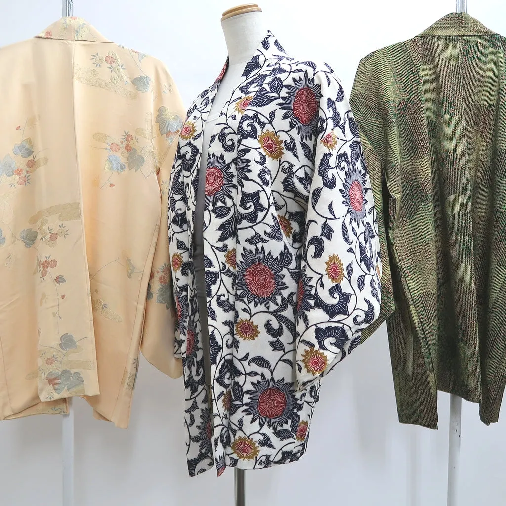 Bundle 15pcs Silk Haori Jacket Wholesale Bulk Free Shipping #568