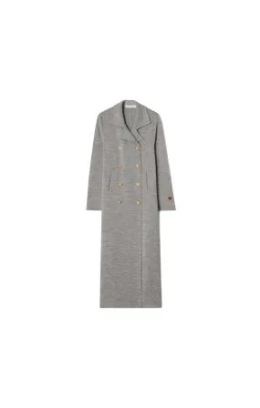Busnel Roma Coat - Light Grey Melange