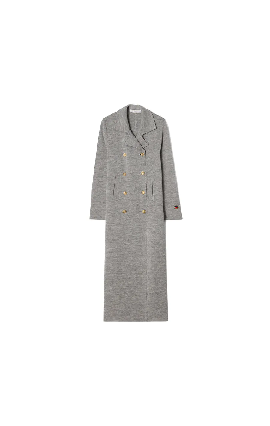 Busnel Roma Coat - Light Grey Melange