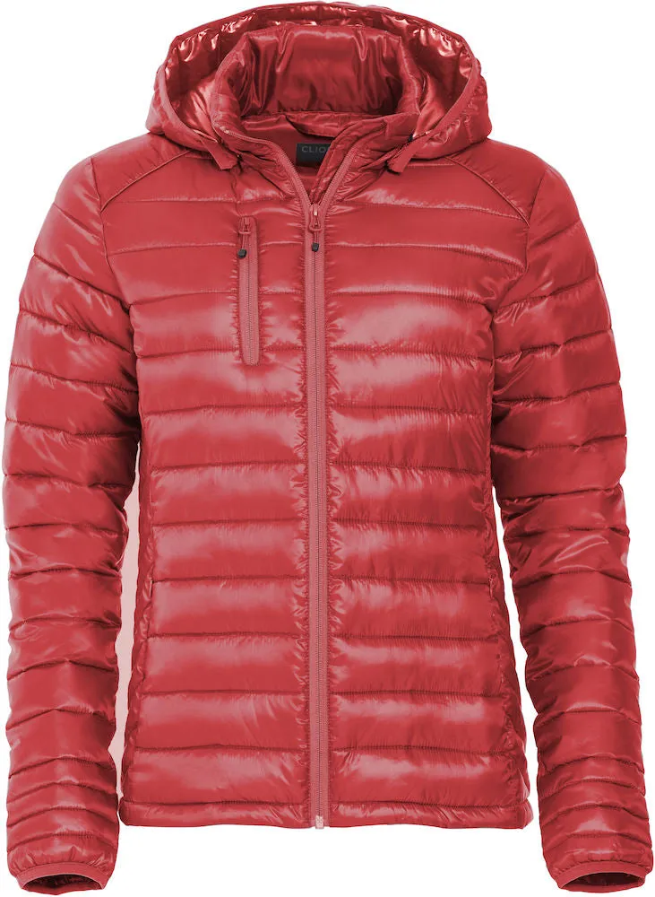 Clique Hudson Ladies Puffer Jacket | Lightweight | Detachable Hood | 5 Colours | XS-2XL
