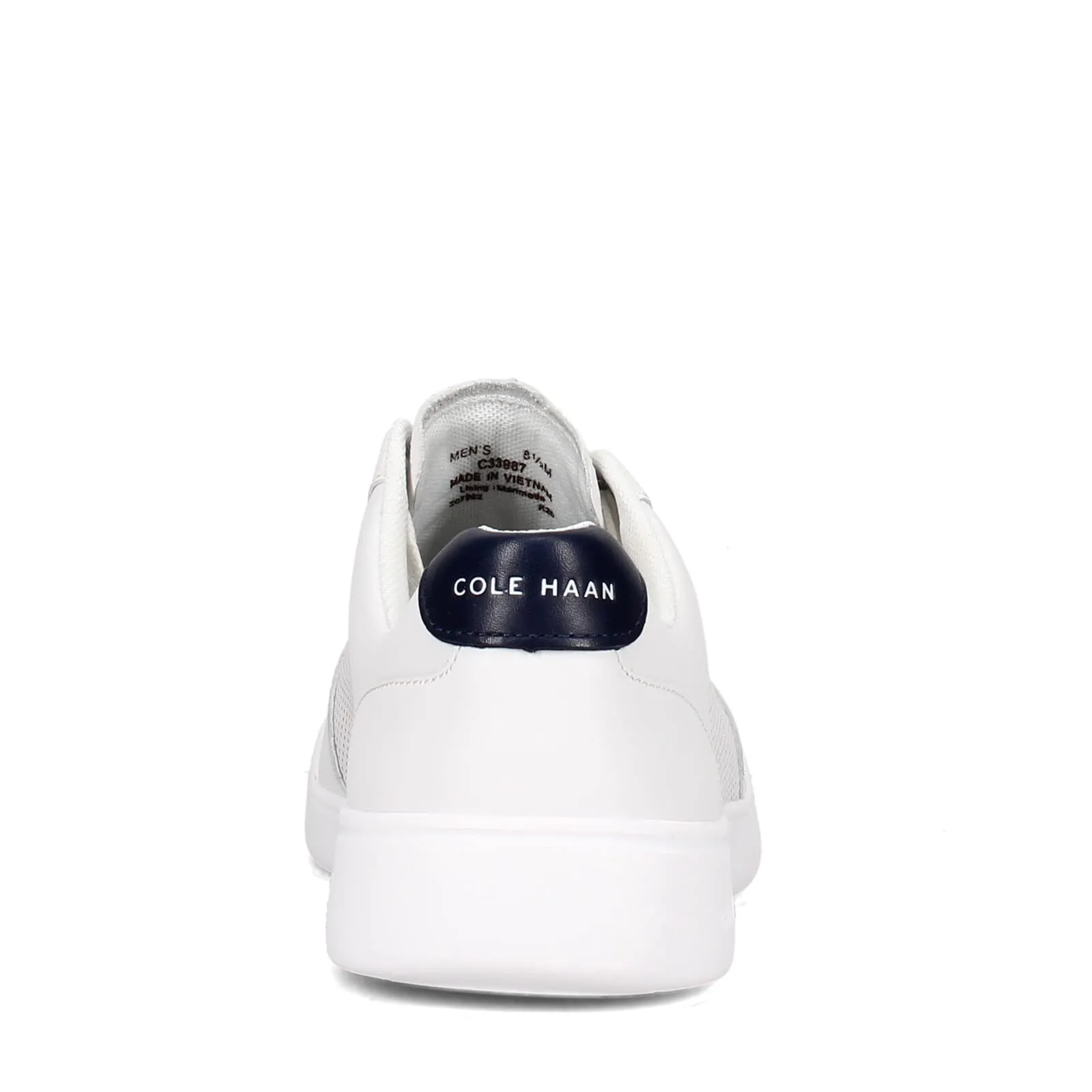Cole Haan Men's Grand Crosscourt Modern Perforated Sneaker, Optic White/Peacoat, 9