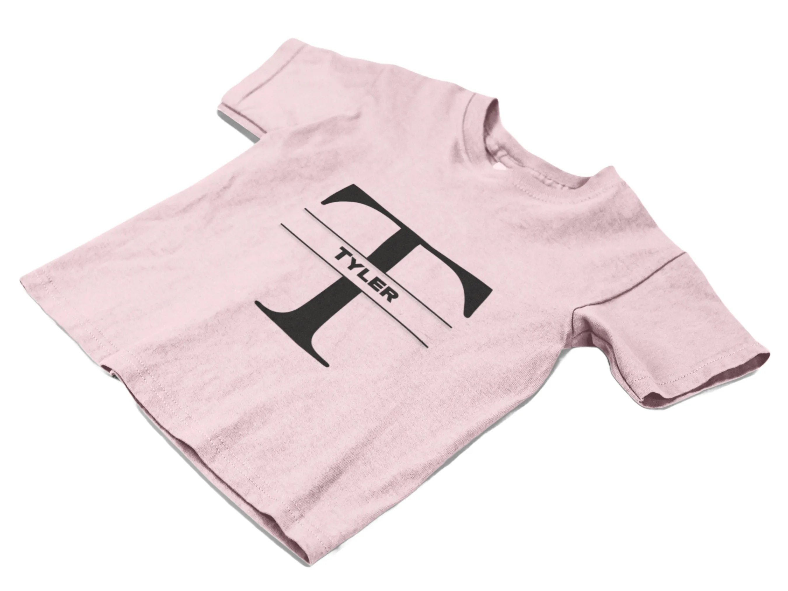 Custom Toddler Shirt Gift for Birthday Girl Custom your Letter T On Shirt