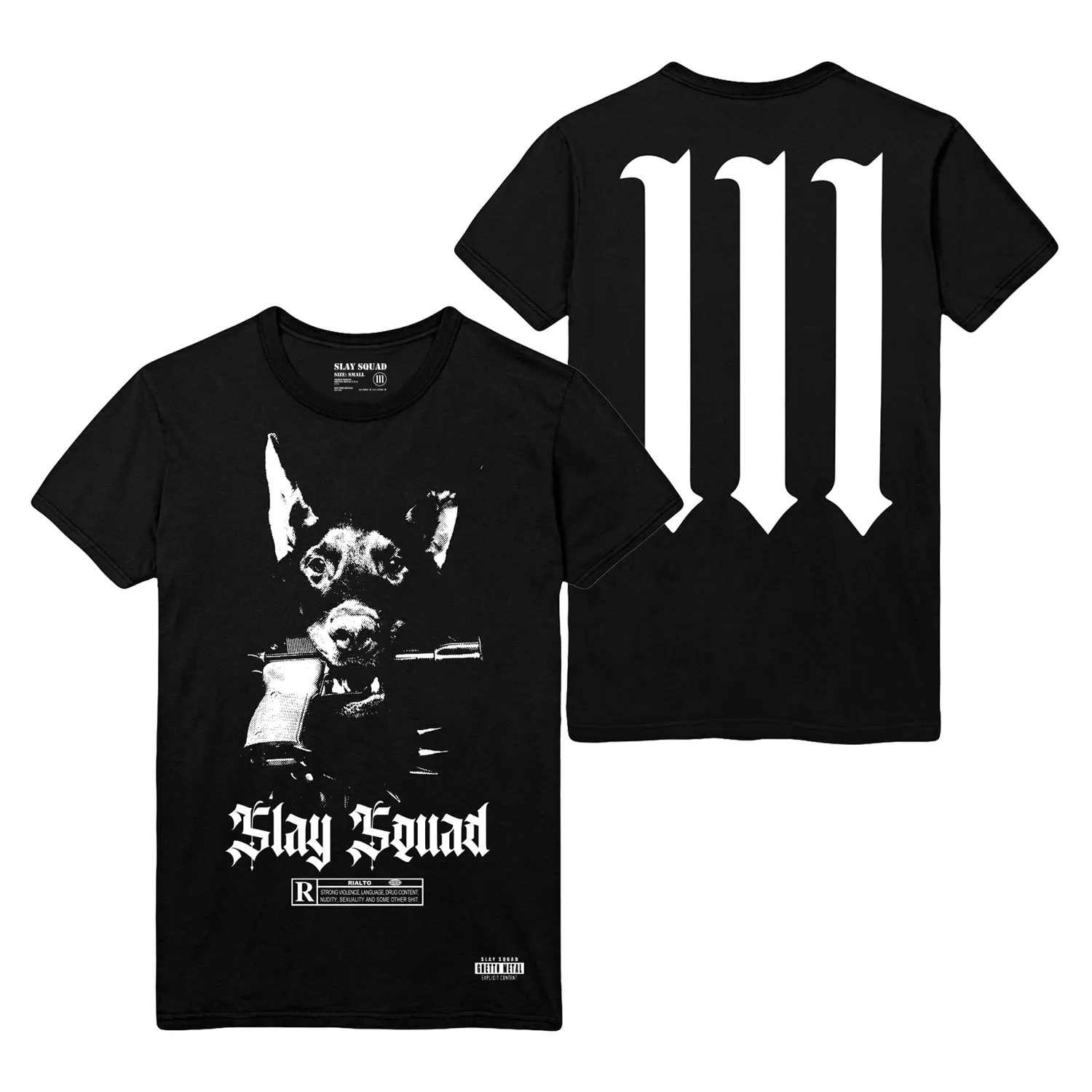 Doberman Black Tee
