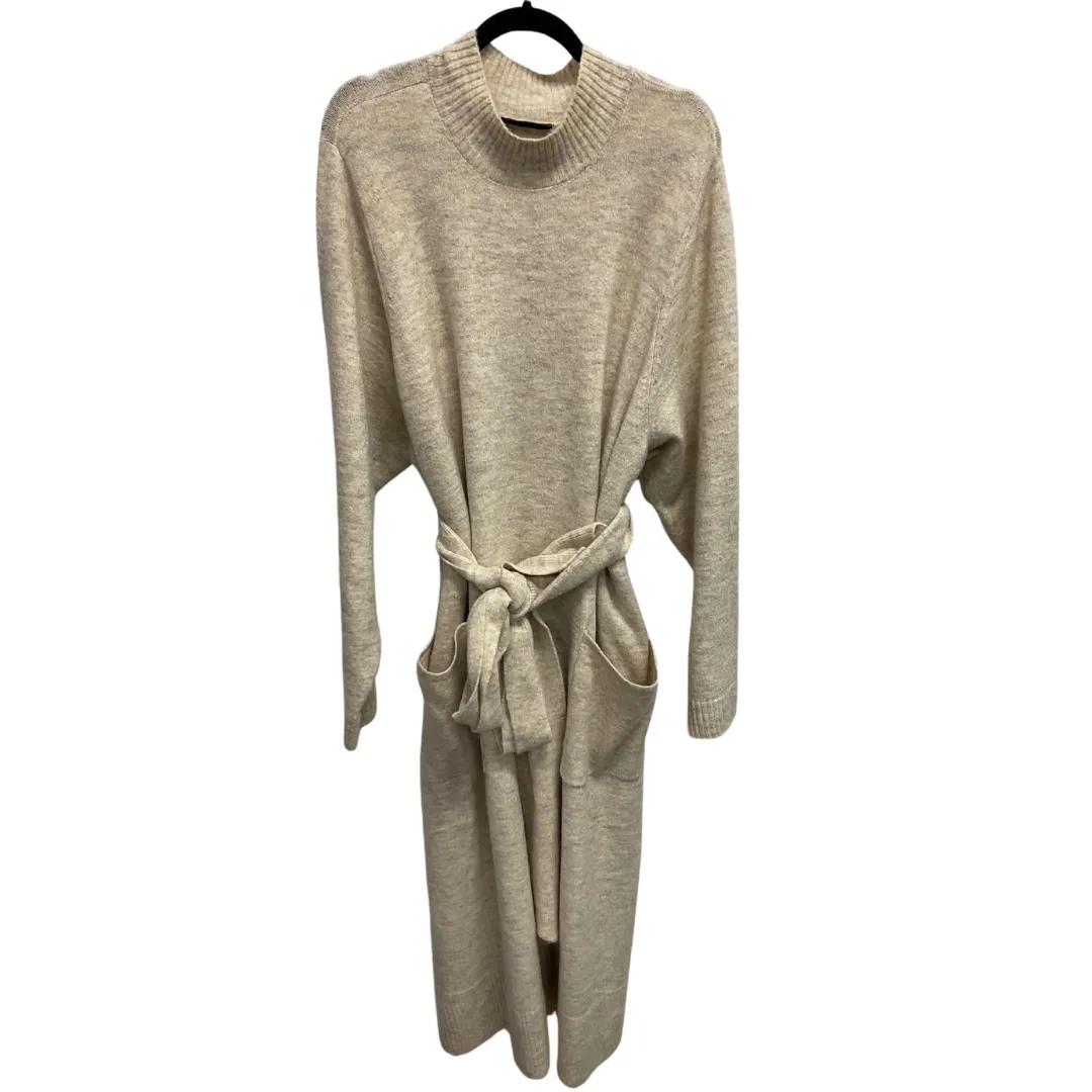 Dress Sweater By Lane Bryant In Beige, Size:4X