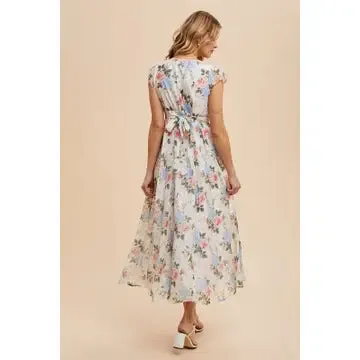 Enchanting Moments Lace Trim Dress