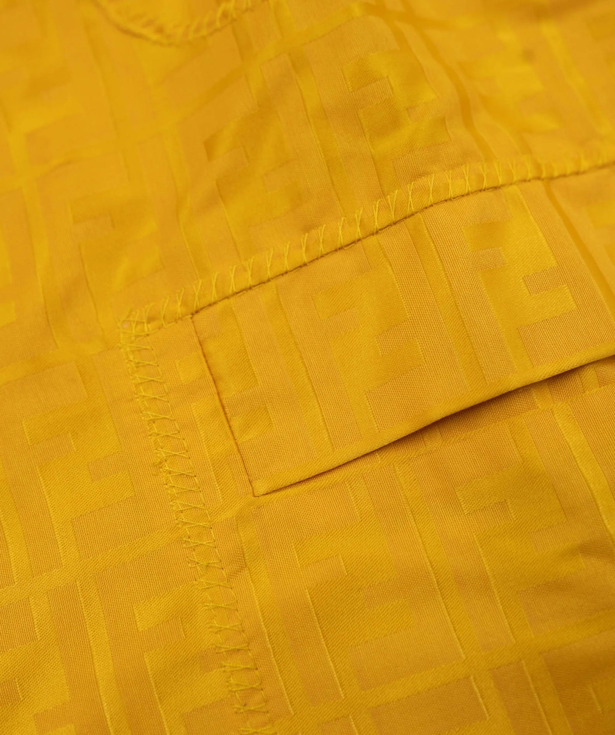 Fendi Zucca Trench Coat Yellow ASL4675