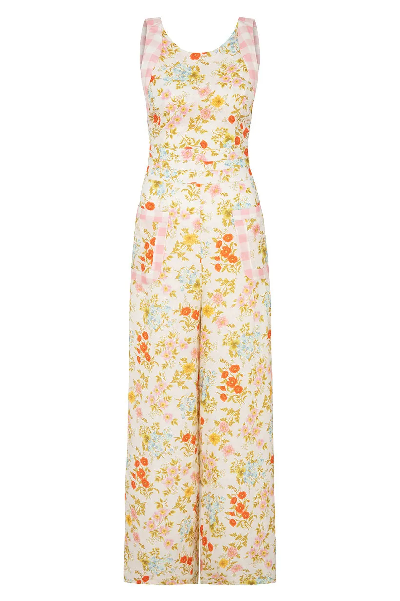 Flora Linen Jumpsuit