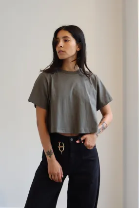 Forest Relaxed Cropped T-Shirt