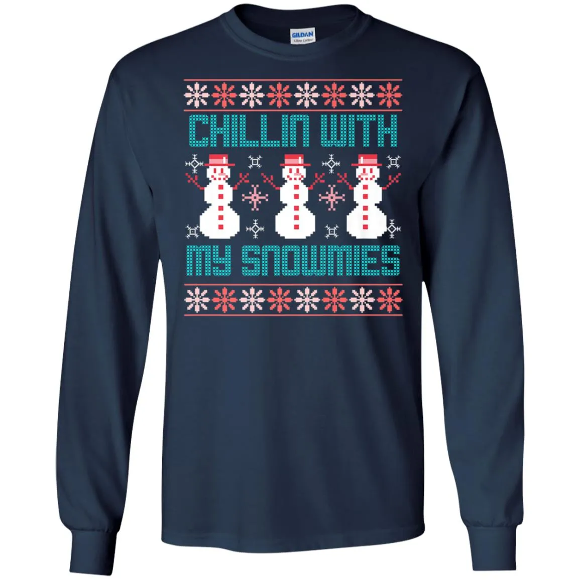 Fun Ugly Christmas Style Men Long SLeeve Shirt