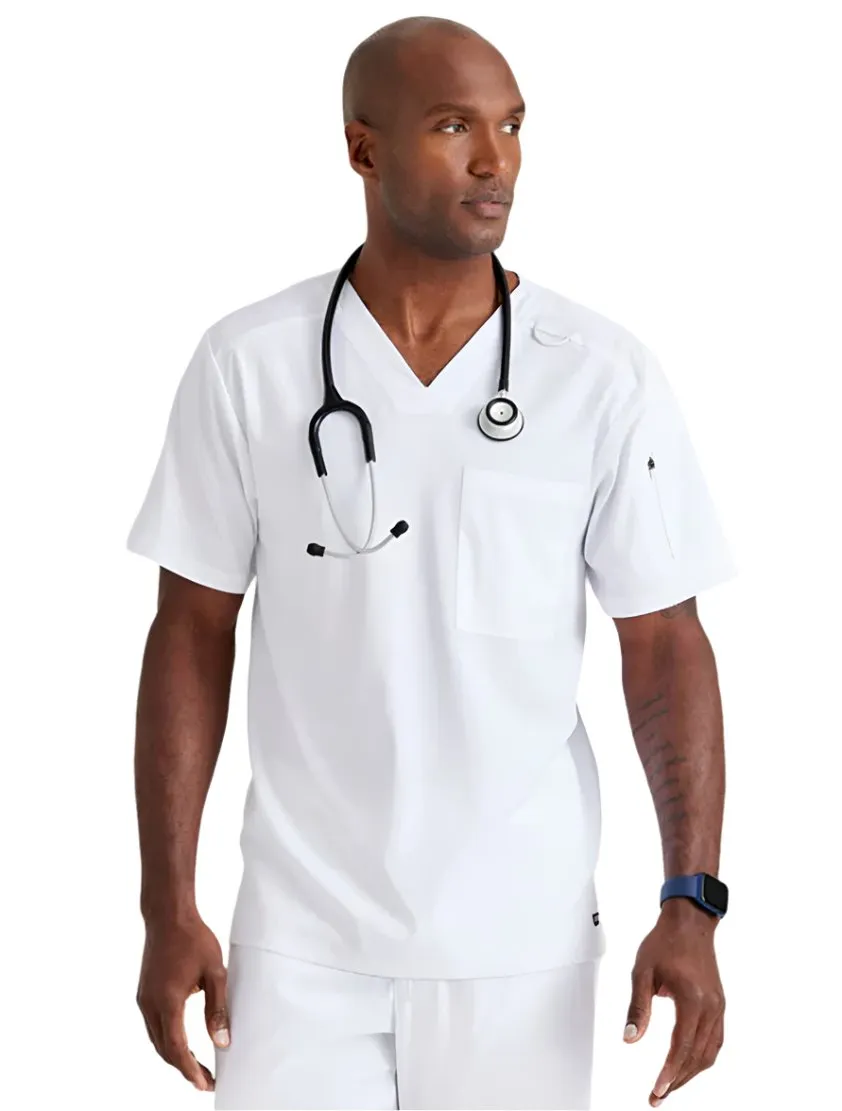 Grey's Anatomy Stretch™ by Barco Murphy 2-Pocket V-Neck Scrub Top
