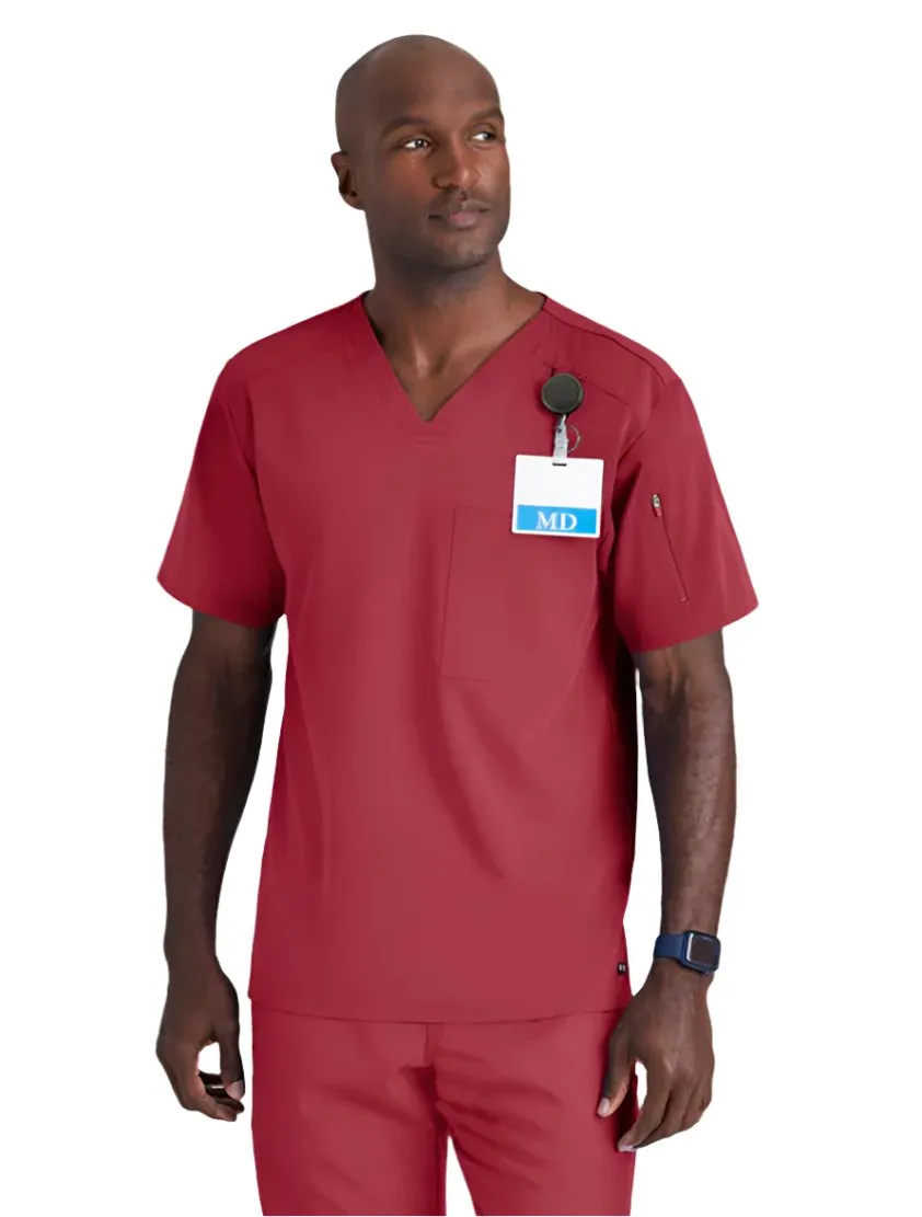Grey's Anatomy Stretch™ by Barco Murphy 2-Pocket V-Neck Scrub Top