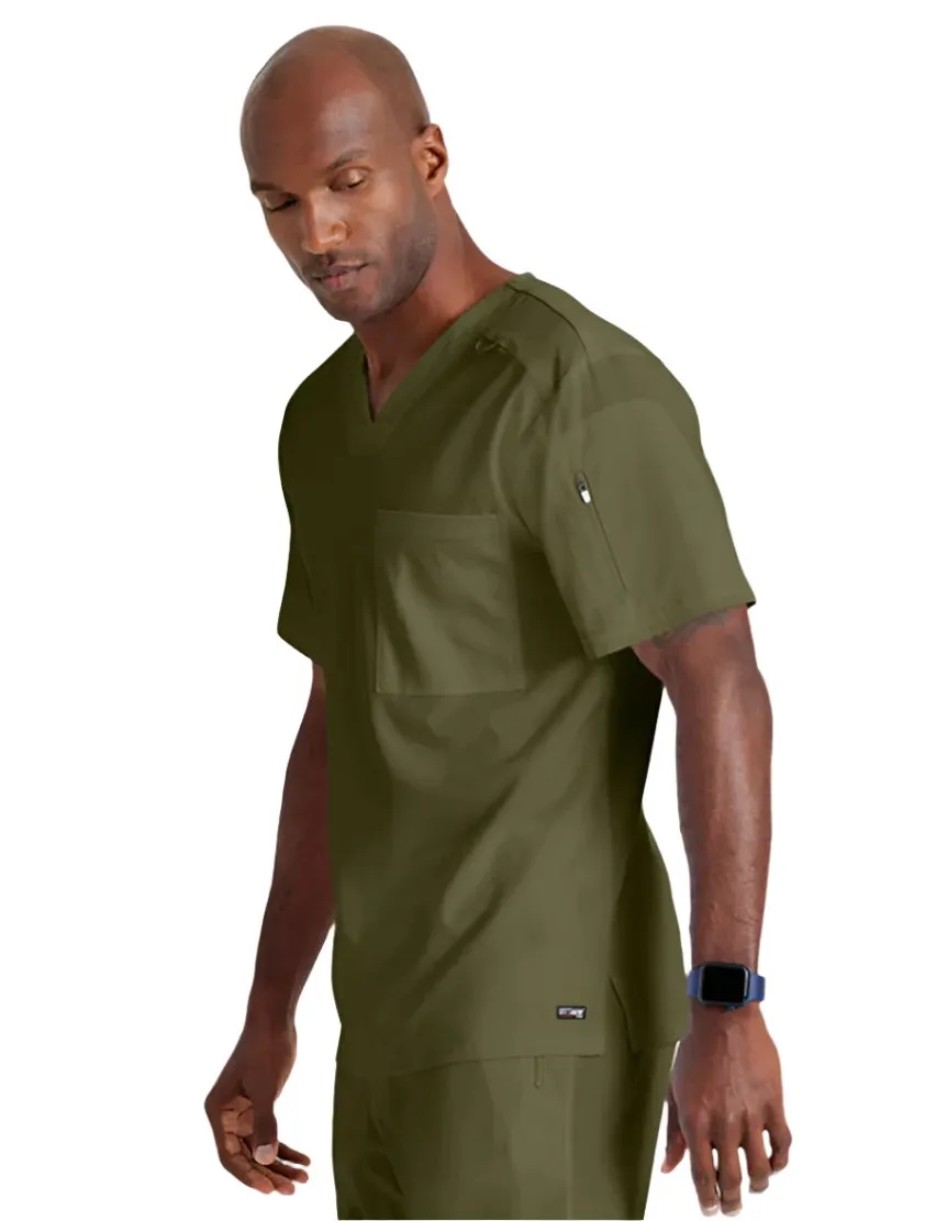 Grey's Anatomy Stretch™ by Barco Murphy 2-Pocket V-Neck Scrub Top