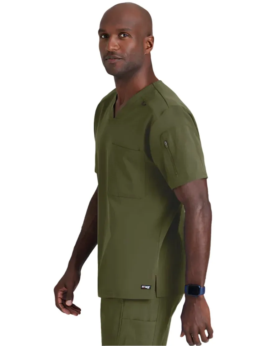 Grey's Anatomy Stretch™ by Barco Murphy 2-Pocket V-Neck Scrub Top