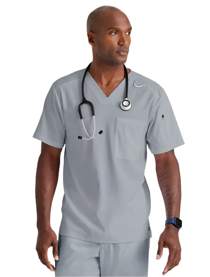 Grey's Anatomy Stretch™ by Barco Murphy 2-Pocket V-Neck Scrub Top