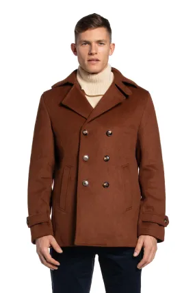 Harbour Wool Peacoat in Copper