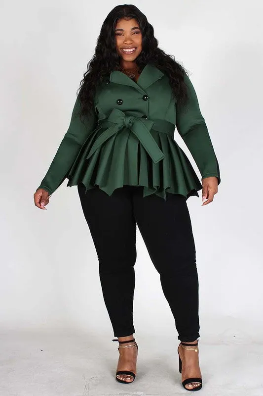 Julia Double-Breasted  Peacoat