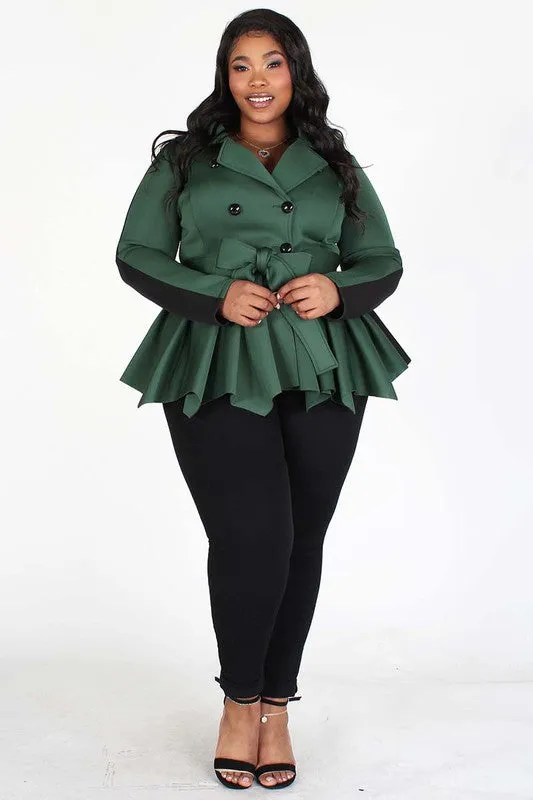 Julia Double-Breasted  Peacoat