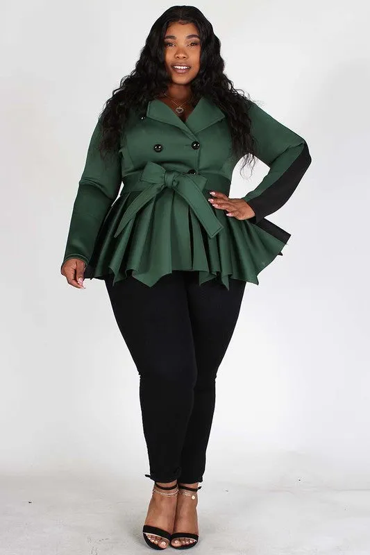 Julia Double-Breasted  Peacoat