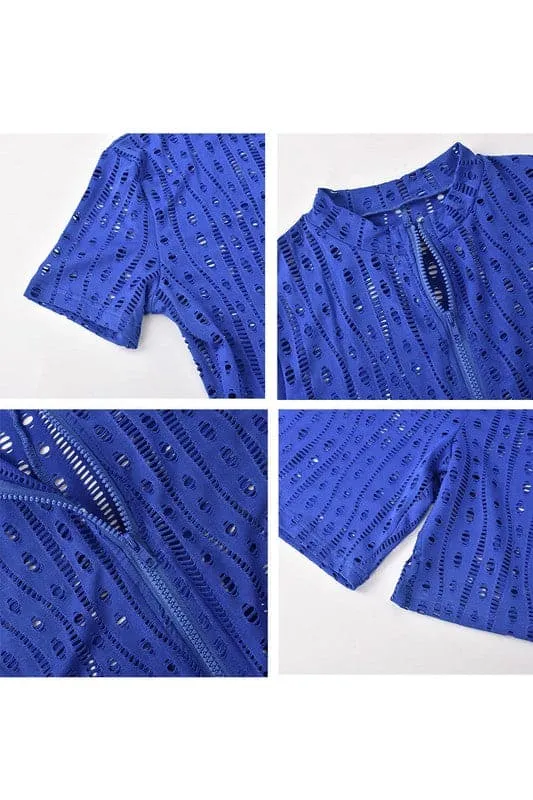 JY369 Ripped Holes See Though Rompers