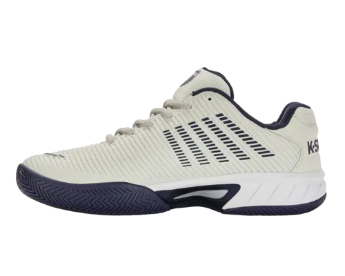K-Swiss Kids Hypercourt Express 2 Gray White Peacoat Shoes