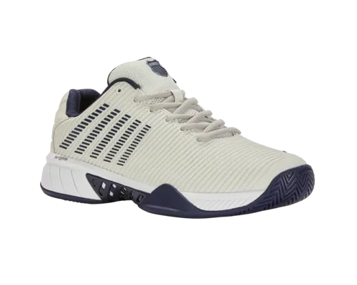 K-Swiss Men's Hypercourt Express 2 Vaporous Gray White Peacoat Shoes