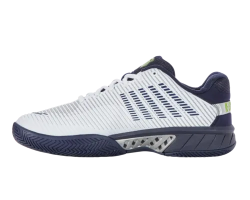K-Swiss Men's Hypercourt Express 2 White Peacoat Silver Shoes