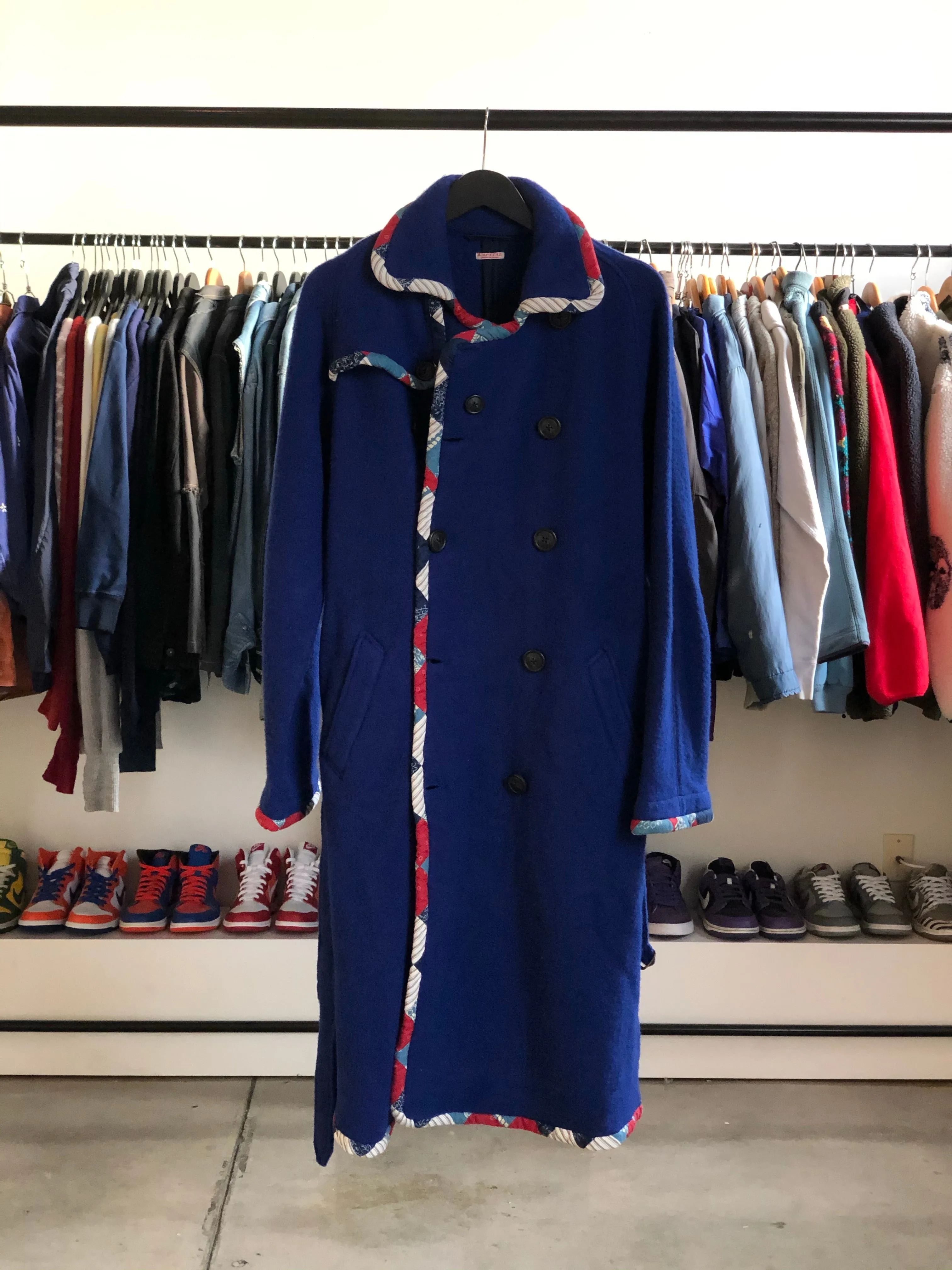 Kapital Wool Quilted Trench Coat