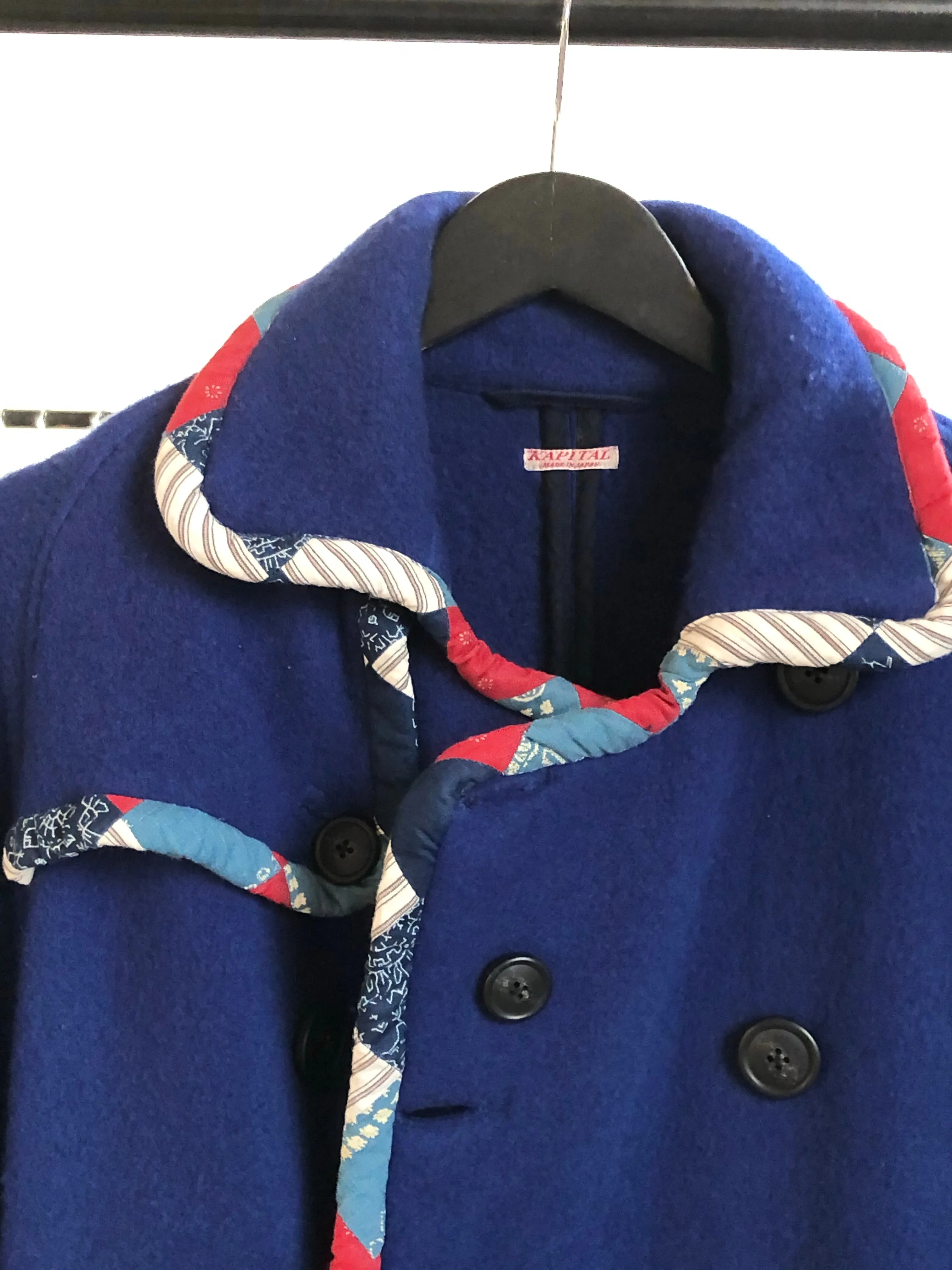 Kapital Wool Quilted Trench Coat